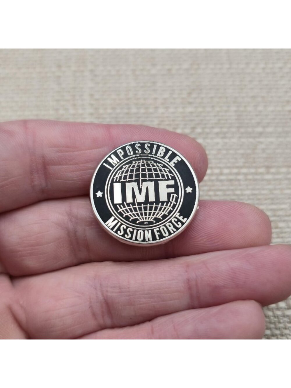 Mission Impossible Dead Reckoning Collectible IMF Mission Force Lapel Pin A8639